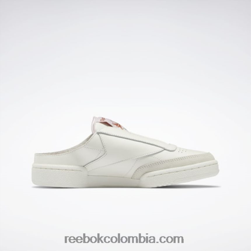 mujer tiza/tierra cocida/baya helada zapatos club c sin cordones para mujer Reebok D260LP763