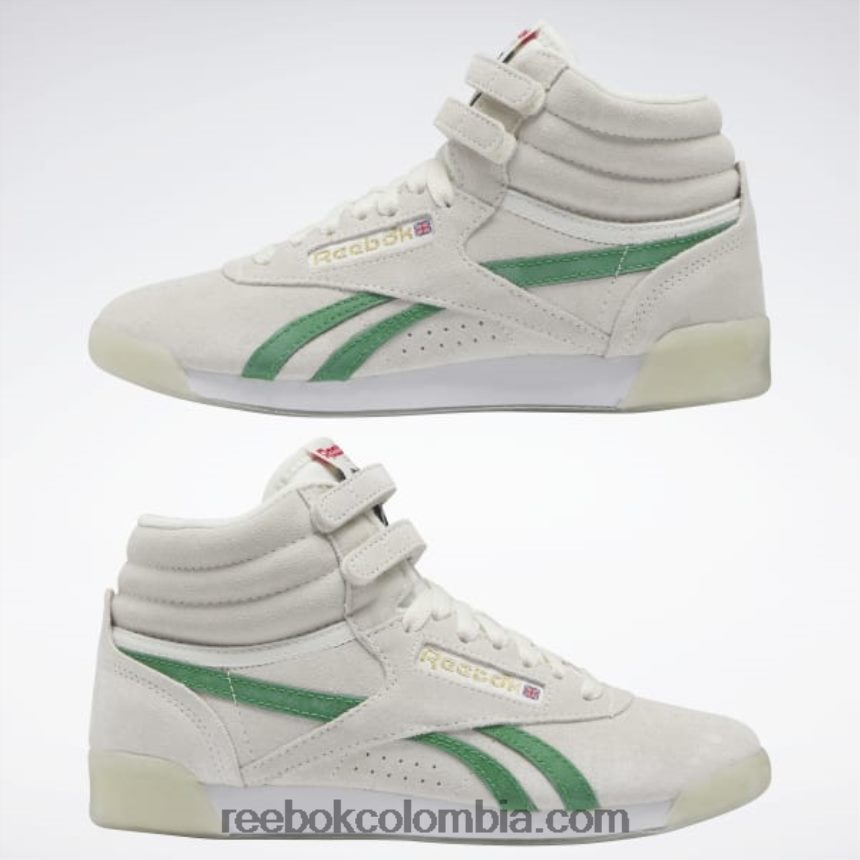 mujer tiza/vector rojo/glen verde f/s hola zapatos de mujer Reebok D260LP317