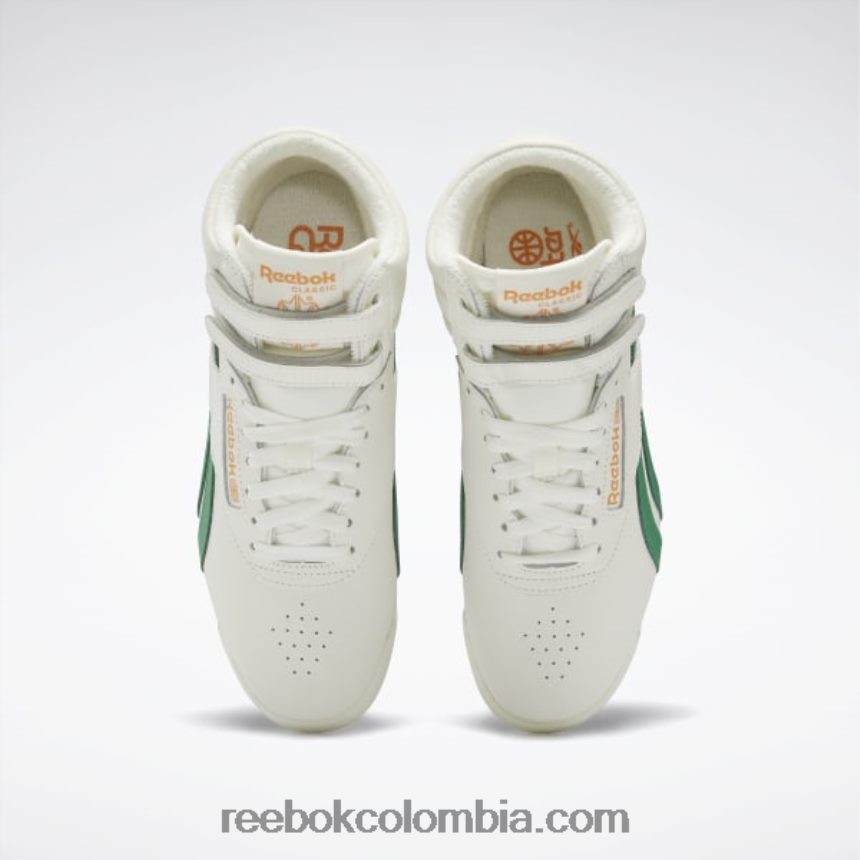 mujer tiza/verde cañada/pelusa de durazno s23-r f/s hola zapatos de mujer Reebok D260LP924