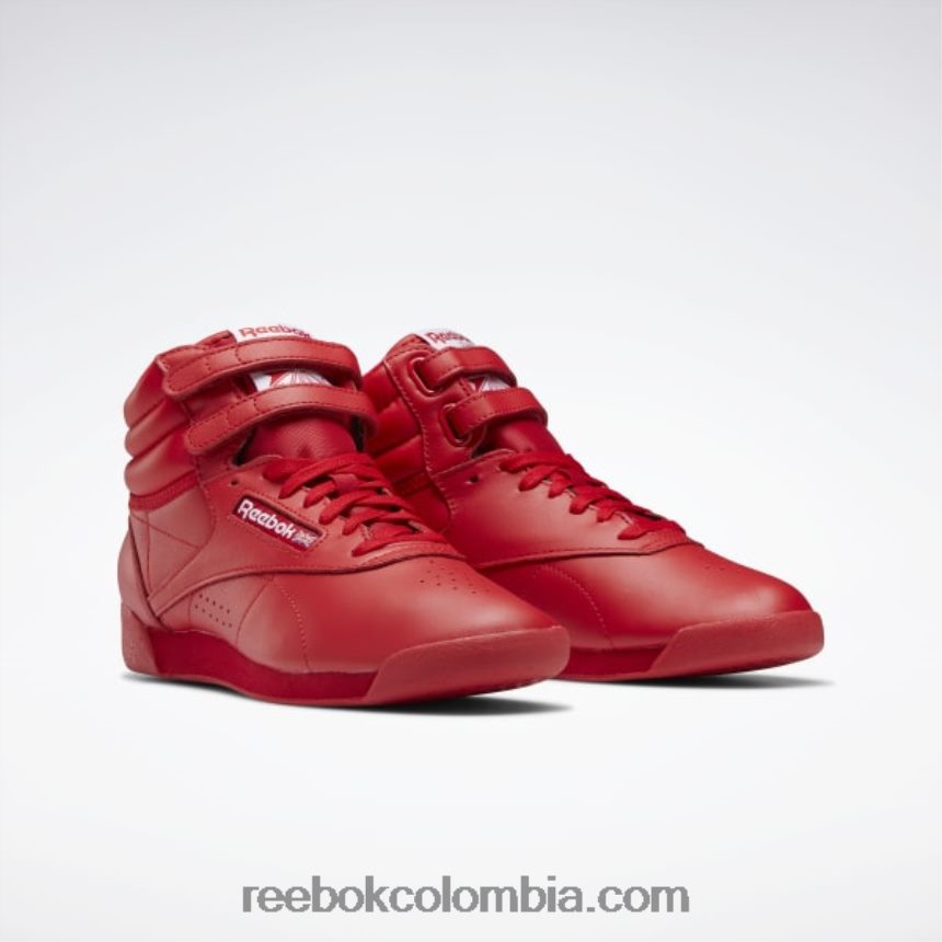 mujer vector rojo/ftwr blanco freestyle hola zapatos de mujer Reebok D260LP94