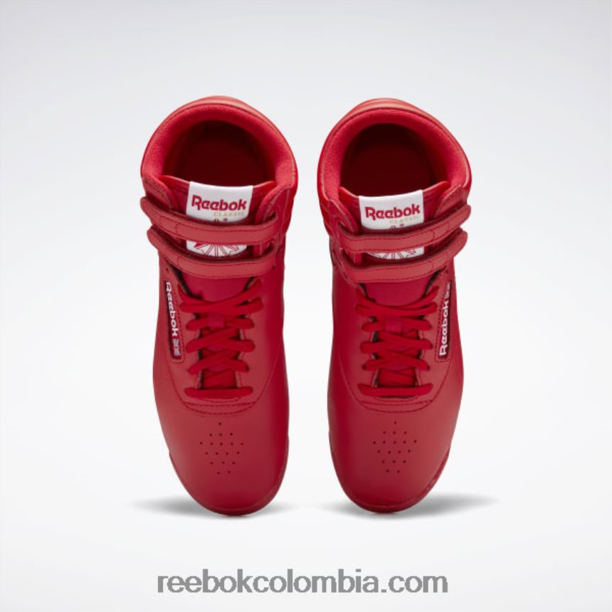 mujer vector rojo/ftwr blanco freestyle hola zapatos de mujer Reebok D260LP94