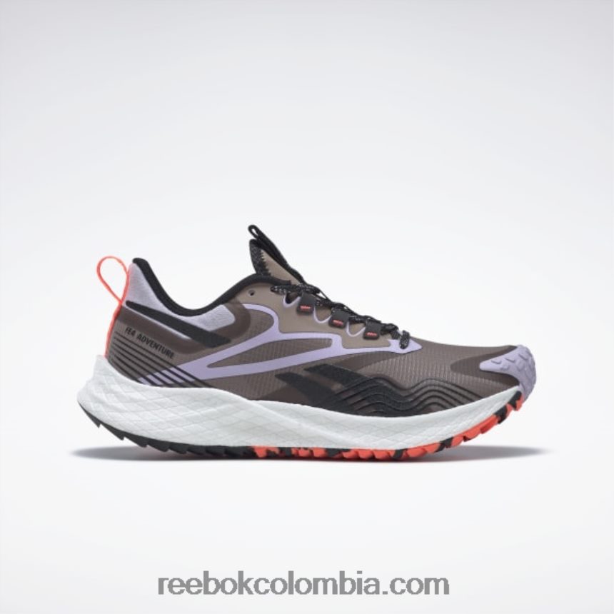 mujer gris pardo/oasis violeta/negro central zapatillas de running mujer floatride energy 4 adventure Reebok D260LP496
