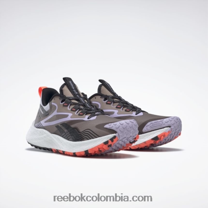 mujer gris pardo/oasis violeta/negro central zapatillas de running mujer floatride energy 4 adventure Reebok D260LP496