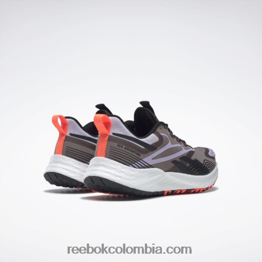 mujer gris pardo/oasis violeta/negro central zapatillas de running mujer floatride energy 4 adventure Reebok D260LP496