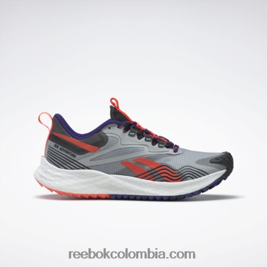mujer gris puro 3/núcleo negro/llamarada naranja zapatillas de running mujer floatride energy 4 adventure Reebok D260LP324