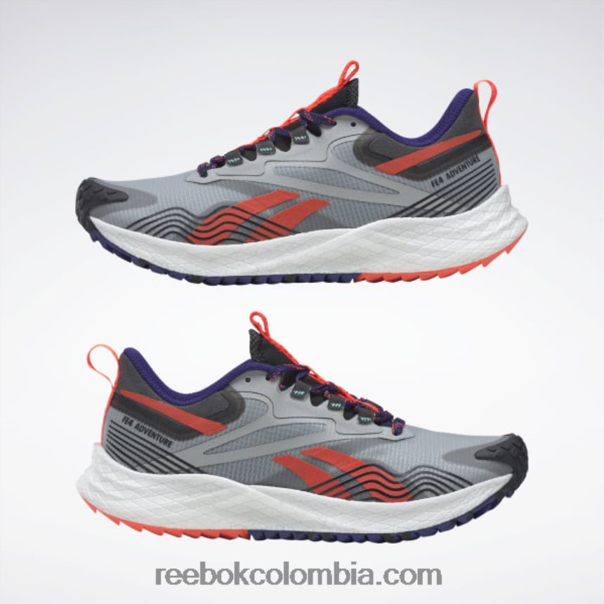 mujer gris puro 3/núcleo negro/llamarada naranja zapatillas de running mujer floatride energy 4 adventure Reebok D260LP324