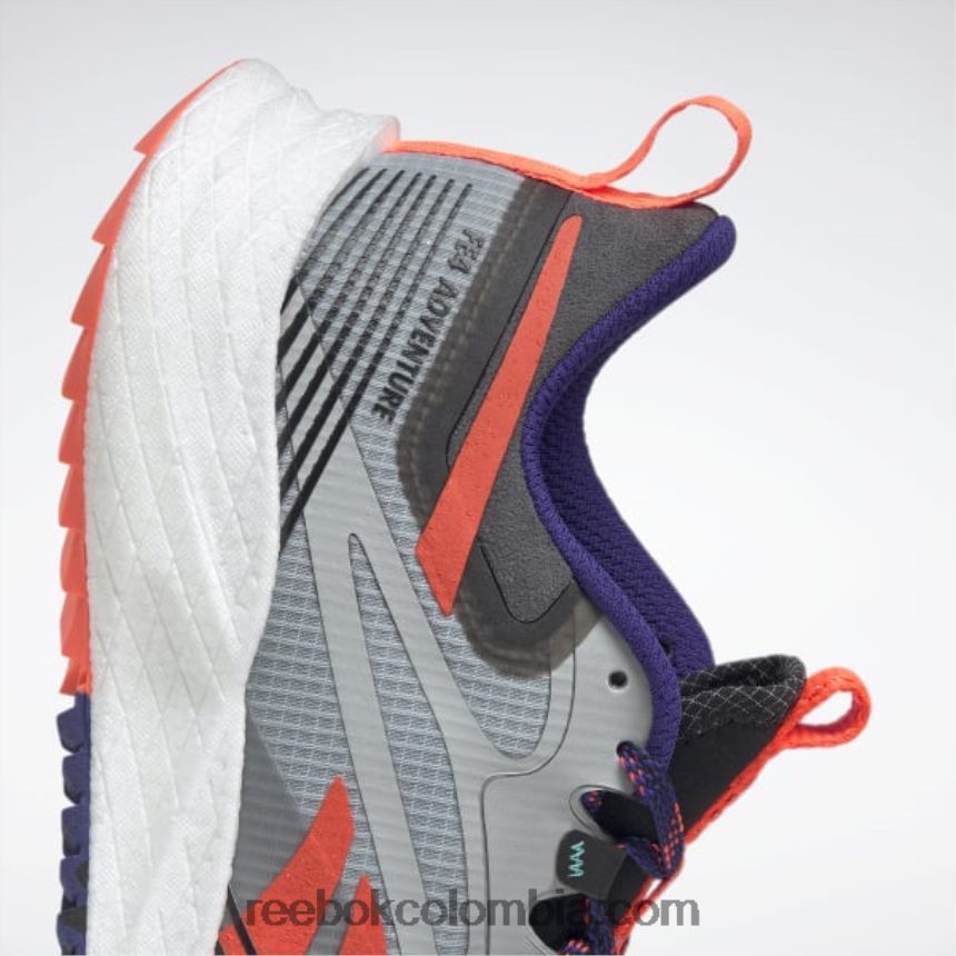 mujer gris puro 3/núcleo negro/llamarada naranja zapatillas de running mujer floatride energy 4 adventure Reebok D260LP324