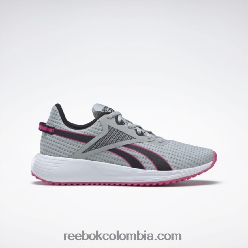 mujer gris puro 3/negro núcleo/rosa orgulloso zapatos de mujer lite plus 3 Reebok D260LP285
