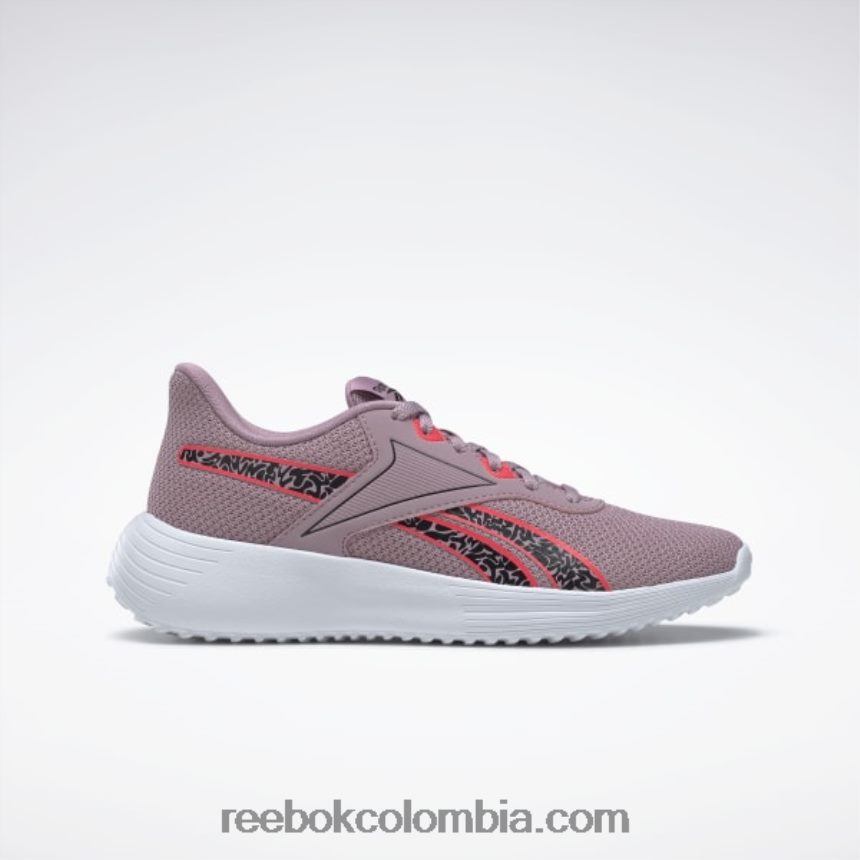 mujer lila infundido/llamarada naranja/ftwr blanco zapatillas running mujer lite 3 Reebok D260LP80