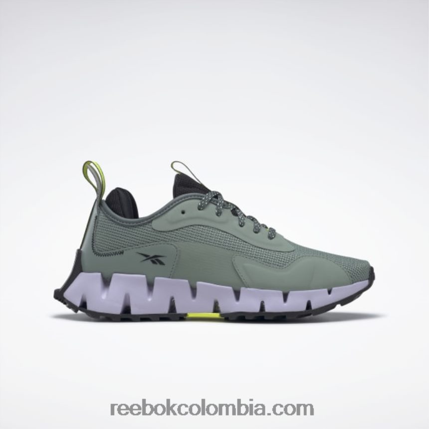 mujer armonía verde/núcleo negro/morado oasis zapatos de mujer zig dynamica adventure Reebok D260LP71