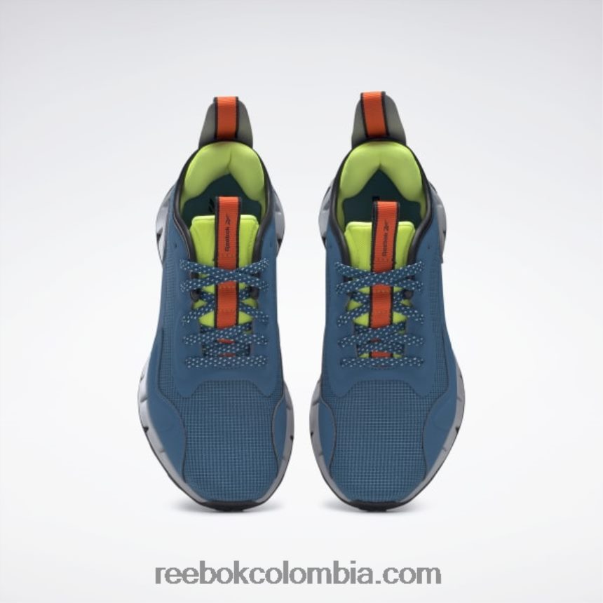 mujer azul acero s23-r/amarillo ácido solar/gris puro 3 zapatos de mujer zig dynamica adventure Reebok D260LP368