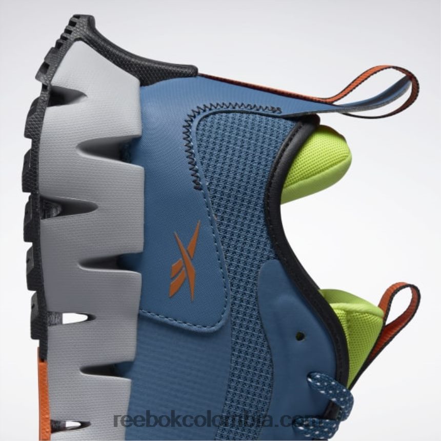 mujer azul acero s23-r/amarillo ácido solar/gris puro 3 zapatos de mujer zig dynamica adventure Reebok D260LP368