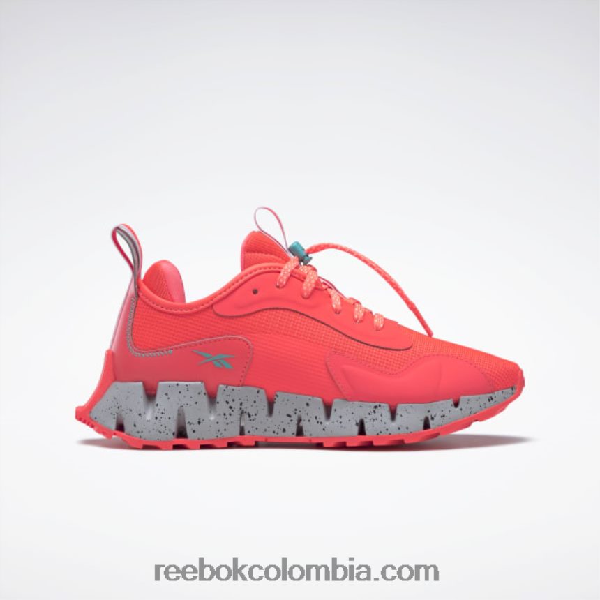 mujer bengala naranja/verde azulado clásico/gris puro 3 zapatos de mujer zig dynamica adventure Reebok D260LP118