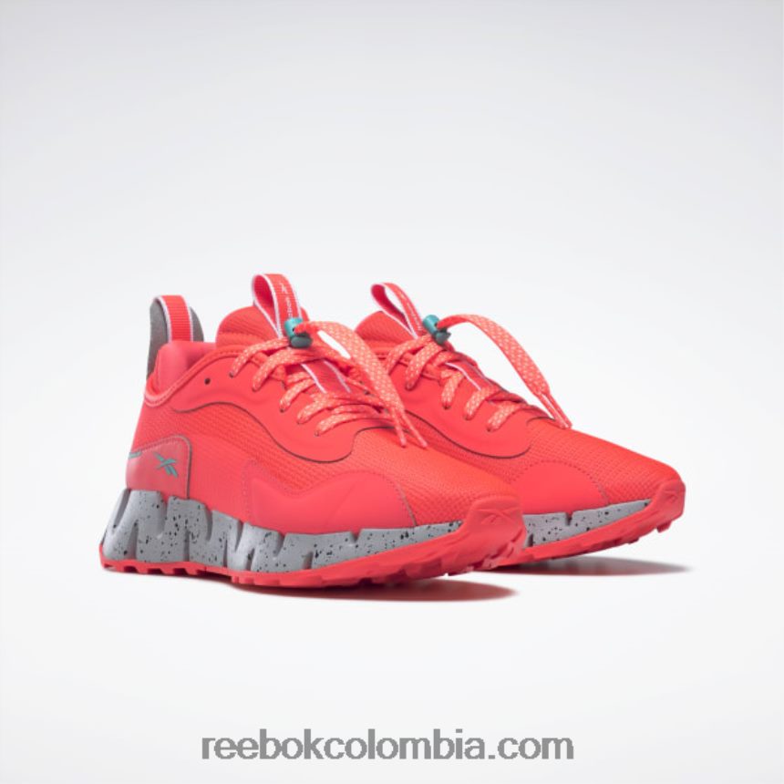 mujer bengala naranja/verde azulado clásico/gris puro 3 zapatos de mujer zig dynamica adventure Reebok D260LP118