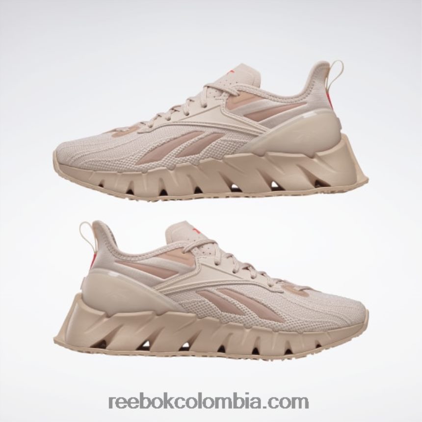 mujer crudo suave/cereza neón zapatillas zig kinetica 3 mujer Reebok D260LP815