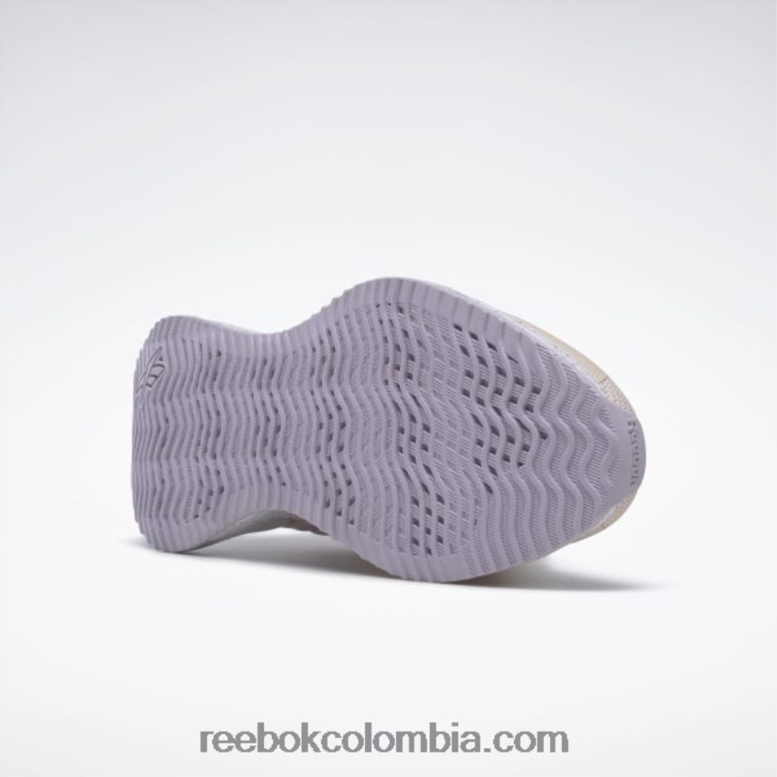 mujer crudo suave/oasis morado/blanco ftwr Zig Dynamica 4 zapatos de mujer Reebok D260LP418