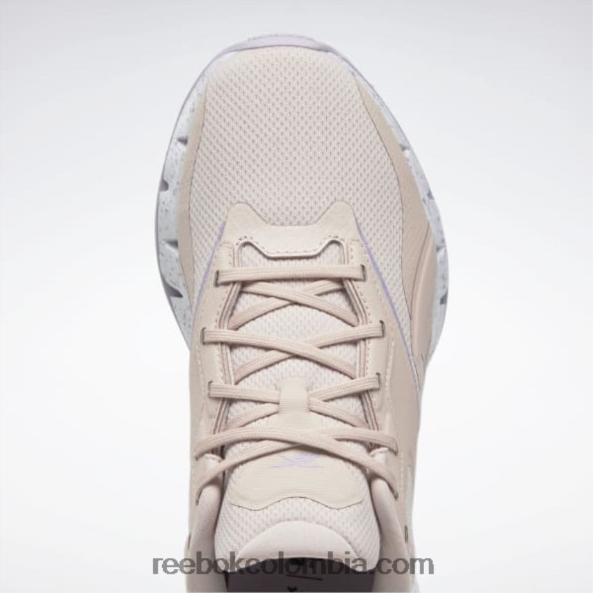 mujer crudo suave/oasis morado/blanco ftwr Zig Dynamica 4 zapatos de mujer Reebok D260LP418