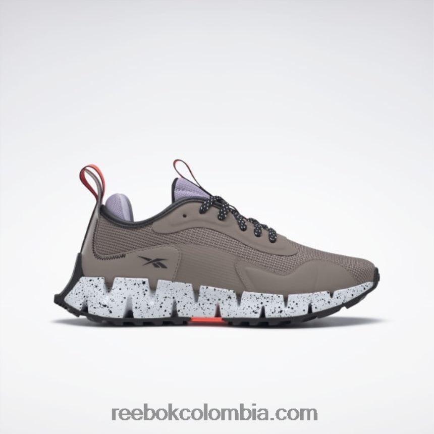mujer gris pardo/oasis violeta/ftwr blanco zapatos de mujer zig dynamica adventure Reebok D260LP44