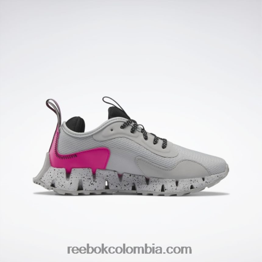 mujer gris puro 3/rosa orgulloso/negro zapatos de mujer zig dynamica adventure Reebok D260LP84