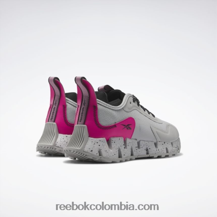 mujer gris puro 3/rosa orgulloso/negro zapatos de mujer zig dynamica adventure Reebok D260LP84