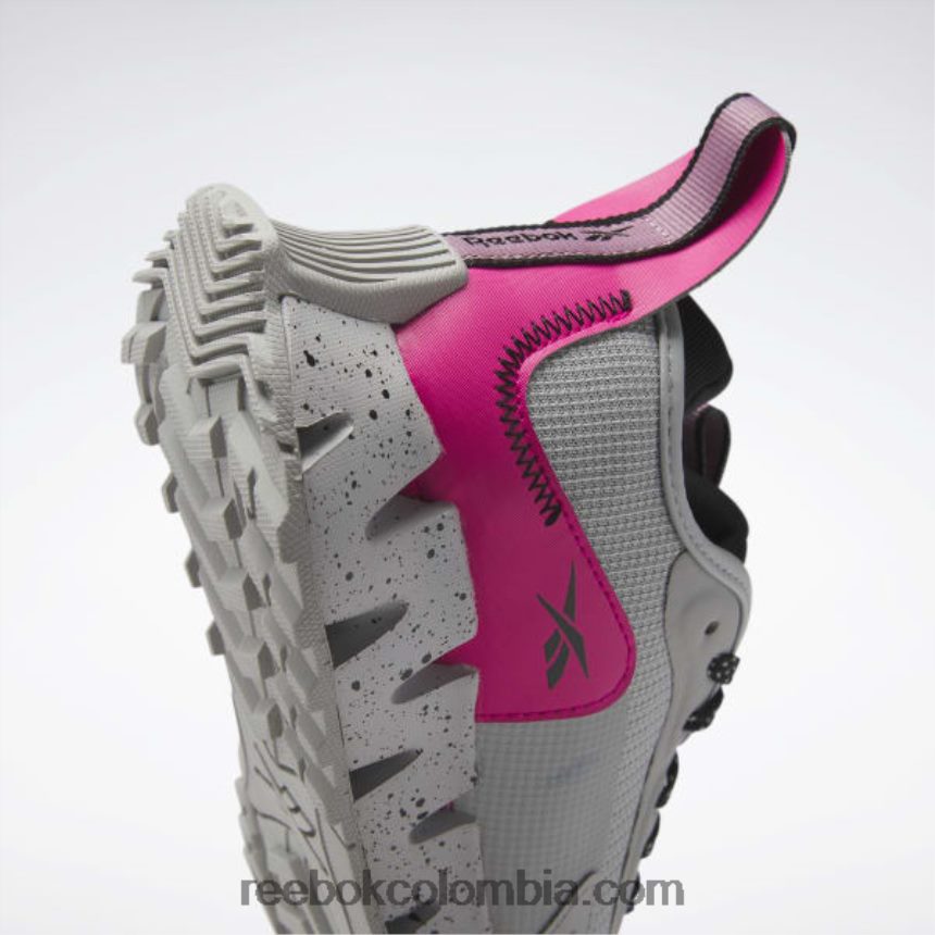 mujer gris puro 3/rosa orgulloso/negro zapatos de mujer zig dynamica adventure Reebok D260LP84