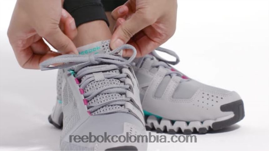 mujer gris puro 3/verde azulado clásico zapatillas zigwild trail 6 mujer Reebok D260LP167
