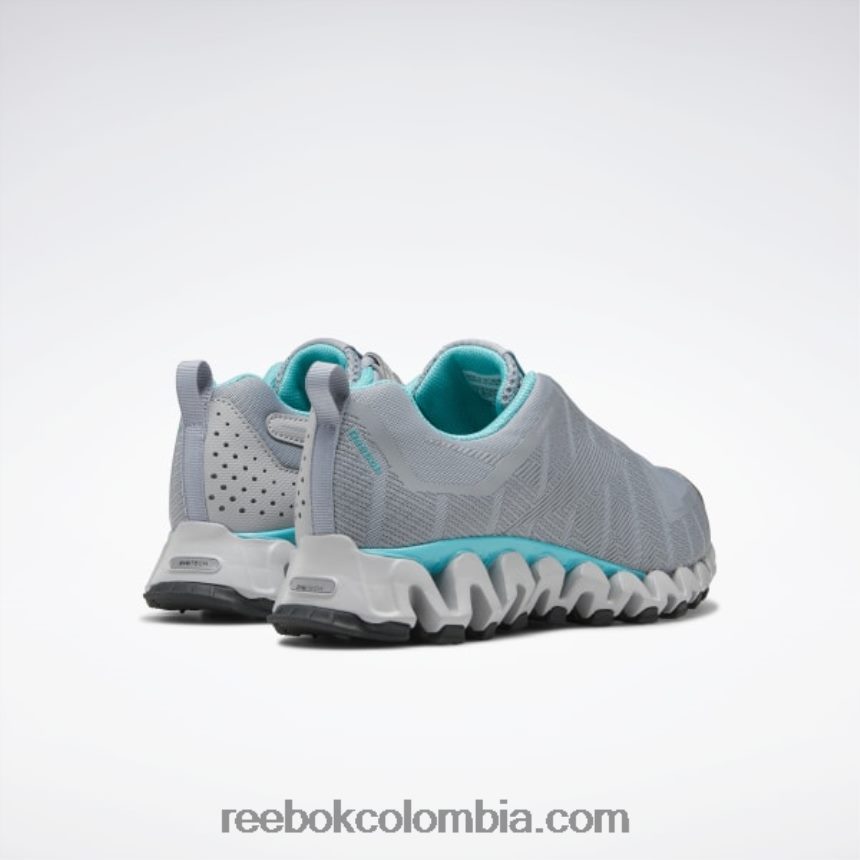 mujer gris puro 3/verde azulado clásico zapatillas zigwild trail 6 mujer Reebok D260LP167