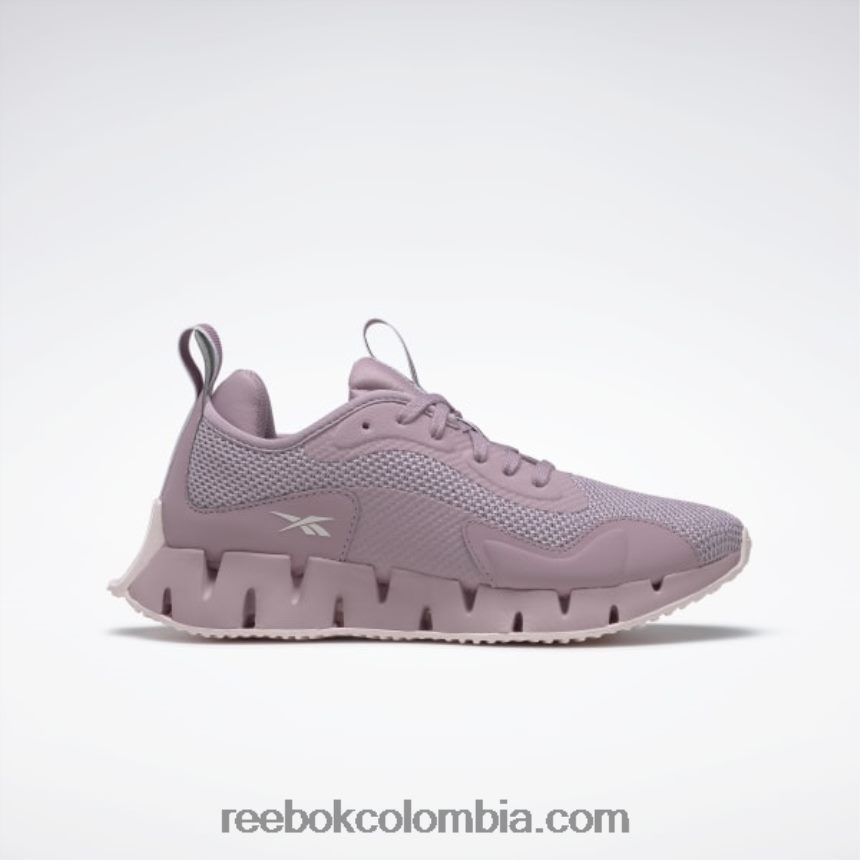 mujer lila infundido/rosa porcelana zapatillas zig dinamica mujer Reebok D260LP27