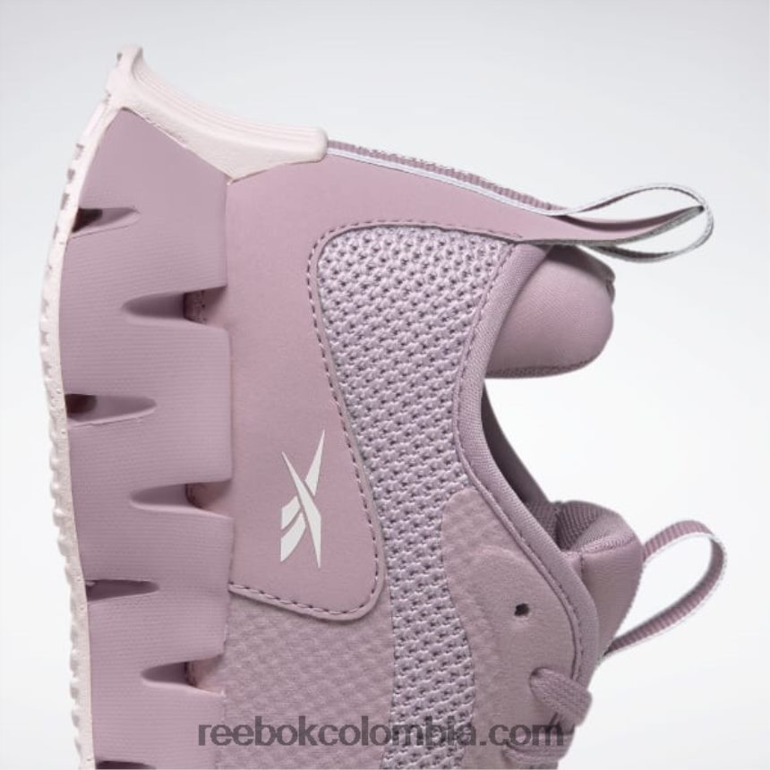 mujer lila infundido/rosa porcelana zapatillas zig dinamica mujer Reebok D260LP27