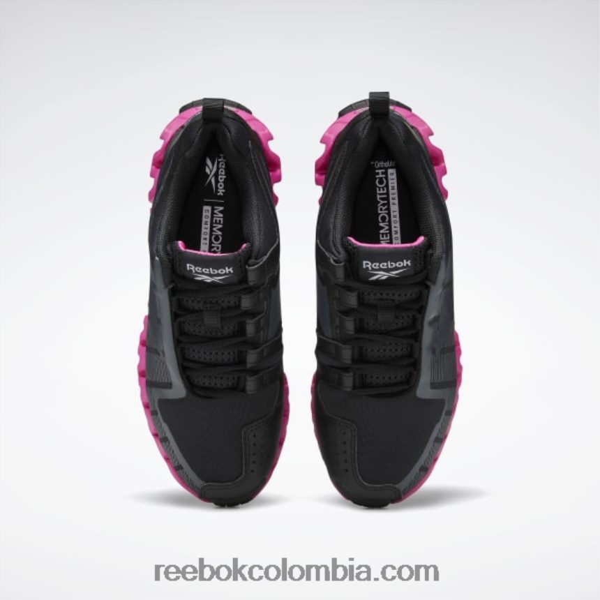 mujer negro básico/gris puro 8/rosa orgulloso zapatillas zigwild trail 6 mujer Reebok D260LP96