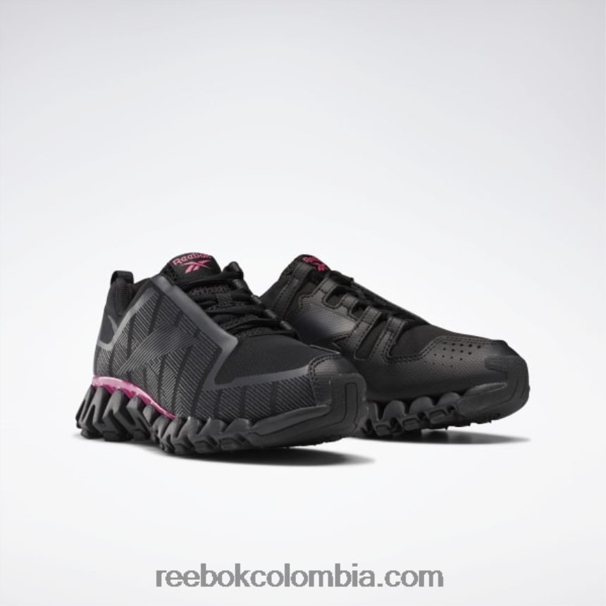 mujer negro/gris frío 7/rosa zapatillas zigwild trail 6 mujer Reebok D260LP369