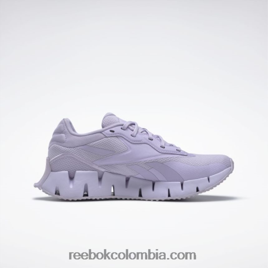 mujer oasis morado/cereza neón Zig Dynamica 4 zapatos de mujer Reebok D260LP216