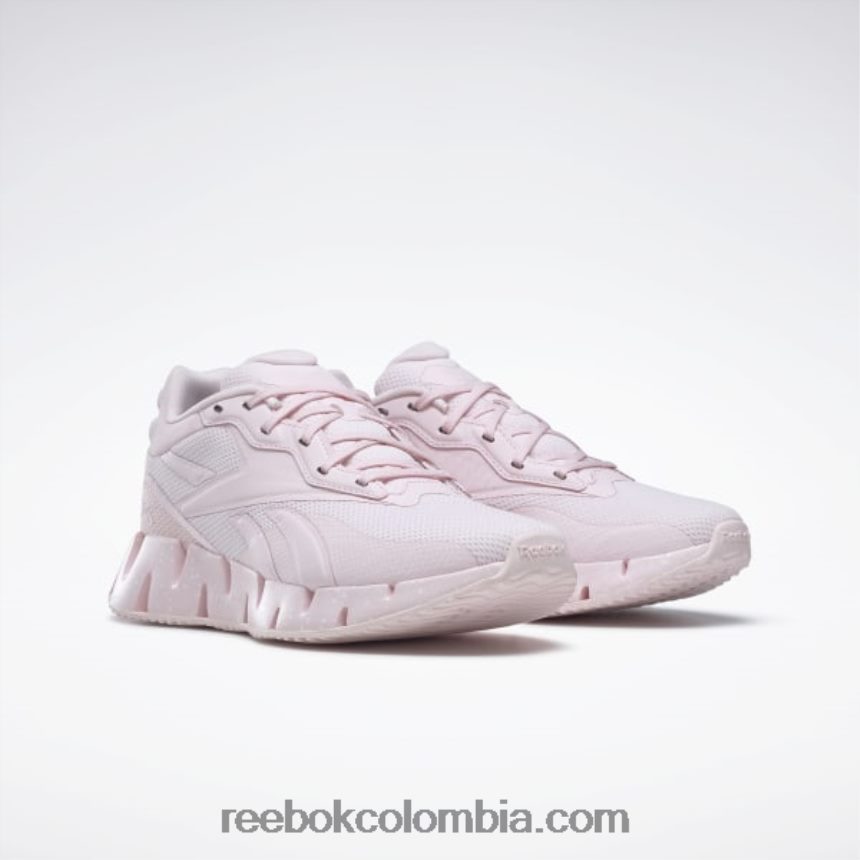 mujer rosa porcelana/blanco ftwr Zig Dynamica 4 zapatos de mujer Reebok D260LP284
