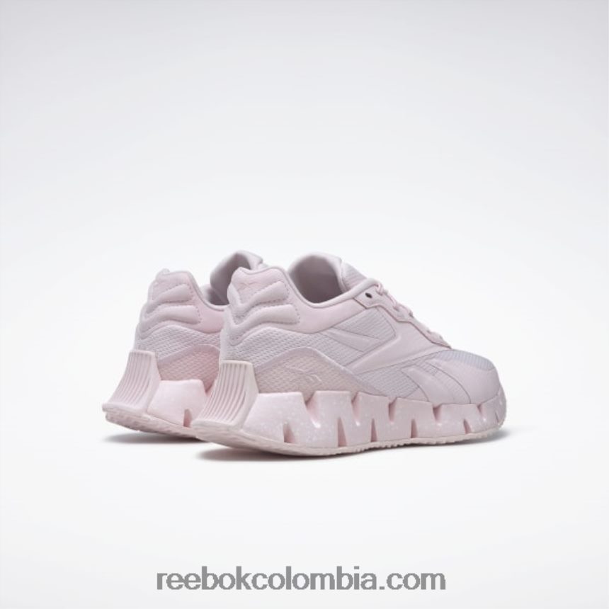 mujer rosa porcelana/blanco ftwr Zig Dynamica 4 zapatos de mujer Reebok D260LP284