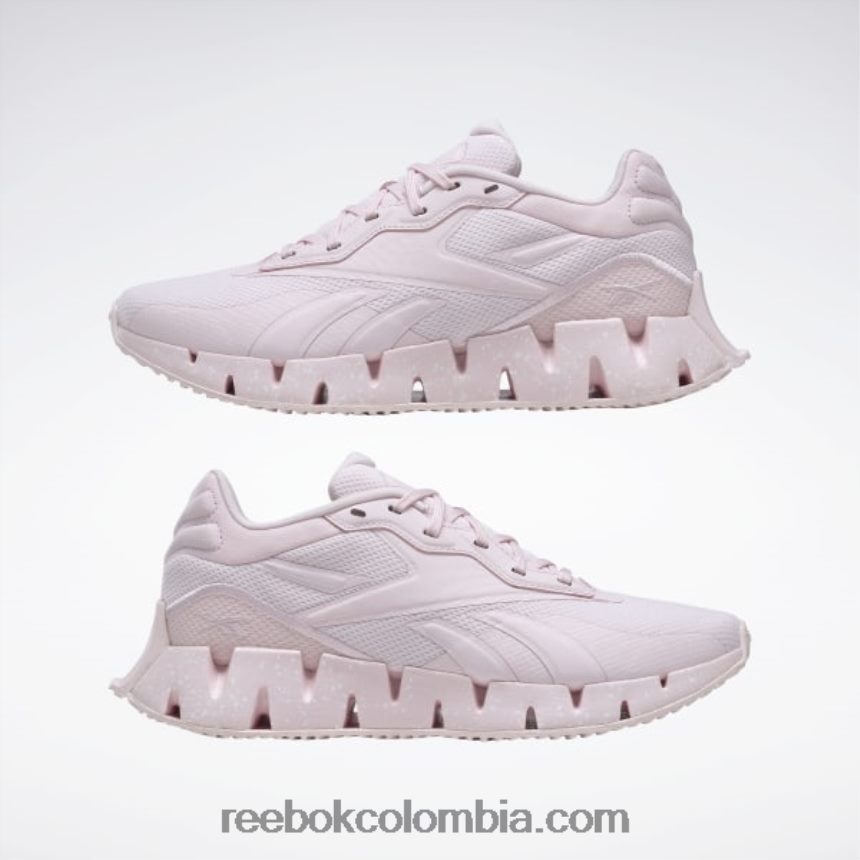 mujer rosa porcelana/blanco ftwr Zig Dynamica 4 zapatos de mujer Reebok D260LP284