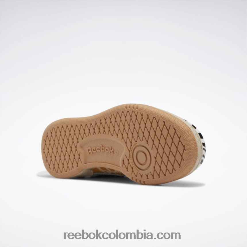 niños avena/piedra arenisca/camello suave zapatillas national Geographic club c - preescolar Reebok D260LP1418