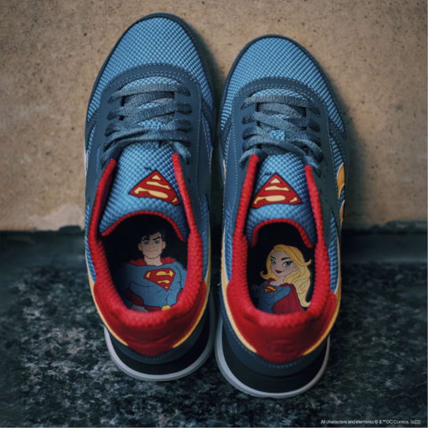 niños azul optimista/rojotástico/amarillo brumoso zapatos de cuero clásicos dc - escuela primaria Reebok D260LP1390