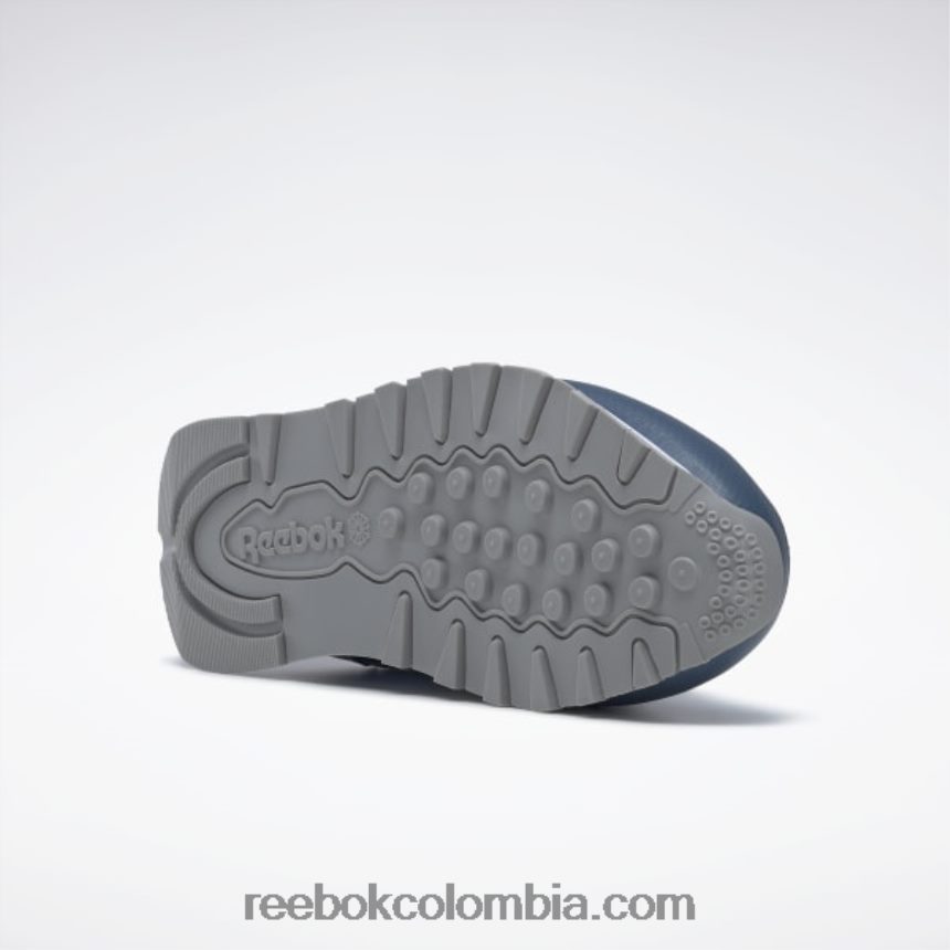 niños azul optimista/rojotástico/amarillo brumoso zapatos de cuero clásicos dc - escuela primaria Reebok D260LP1390