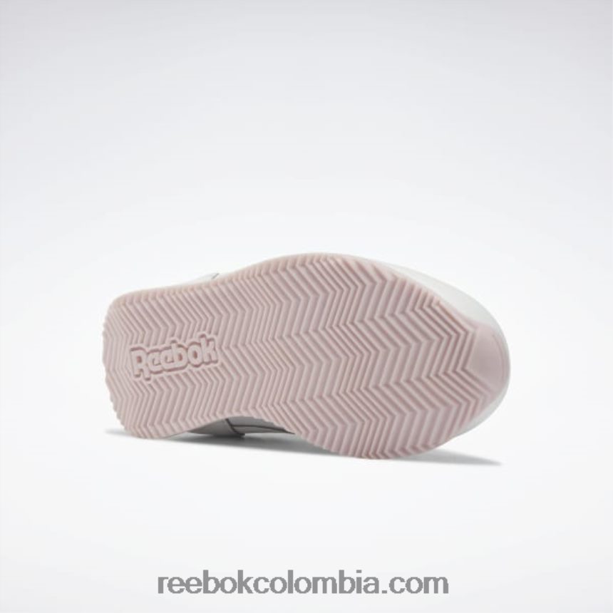niños blanco ftwr/rosa píxel zapatillas royal classic jog 3 - preescolar Reebok D260LP1446