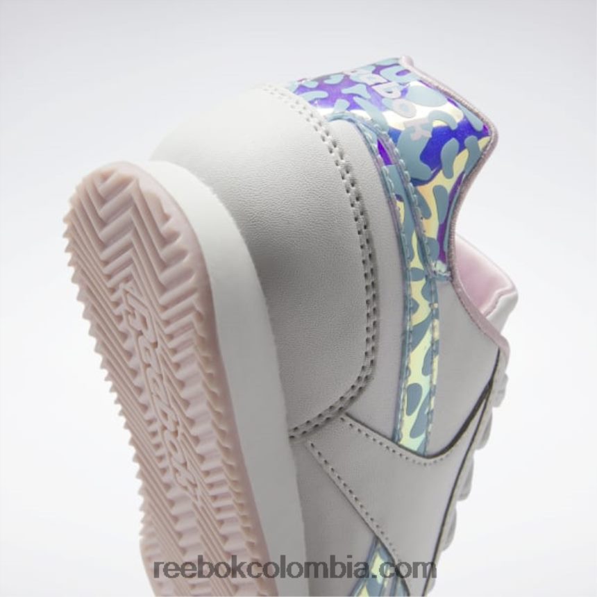 niños blanco ftwr/rosa píxel zapatillas royal classic jog 3 - preescolar Reebok D260LP1446