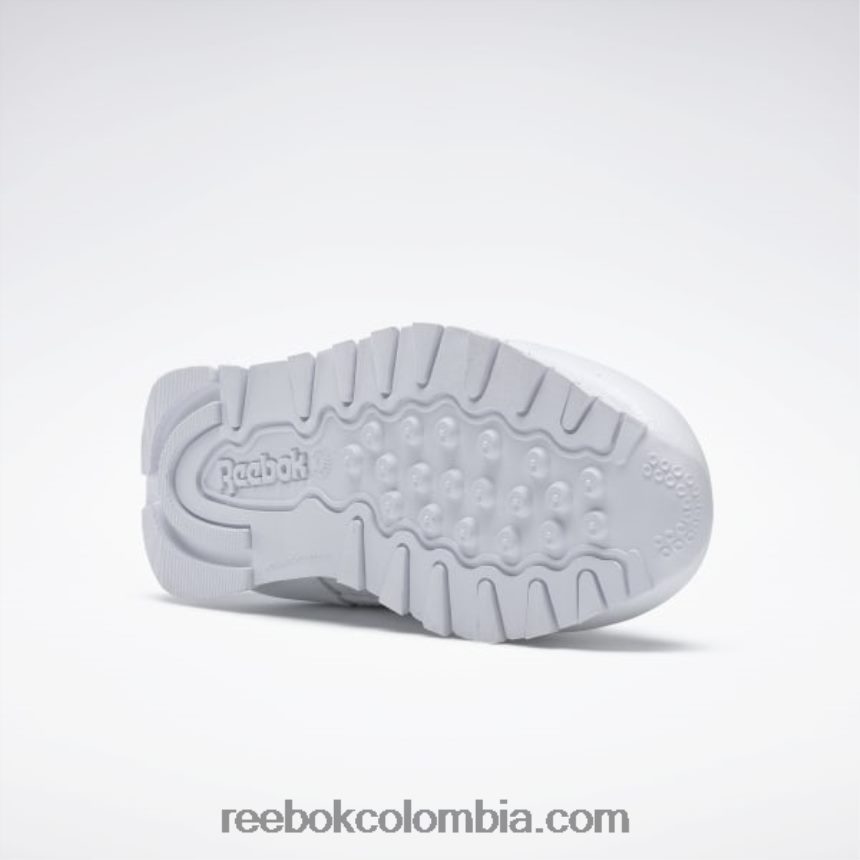 niños blanco zapatos clásicos de cuero - preescolar Reebok D260LP1385