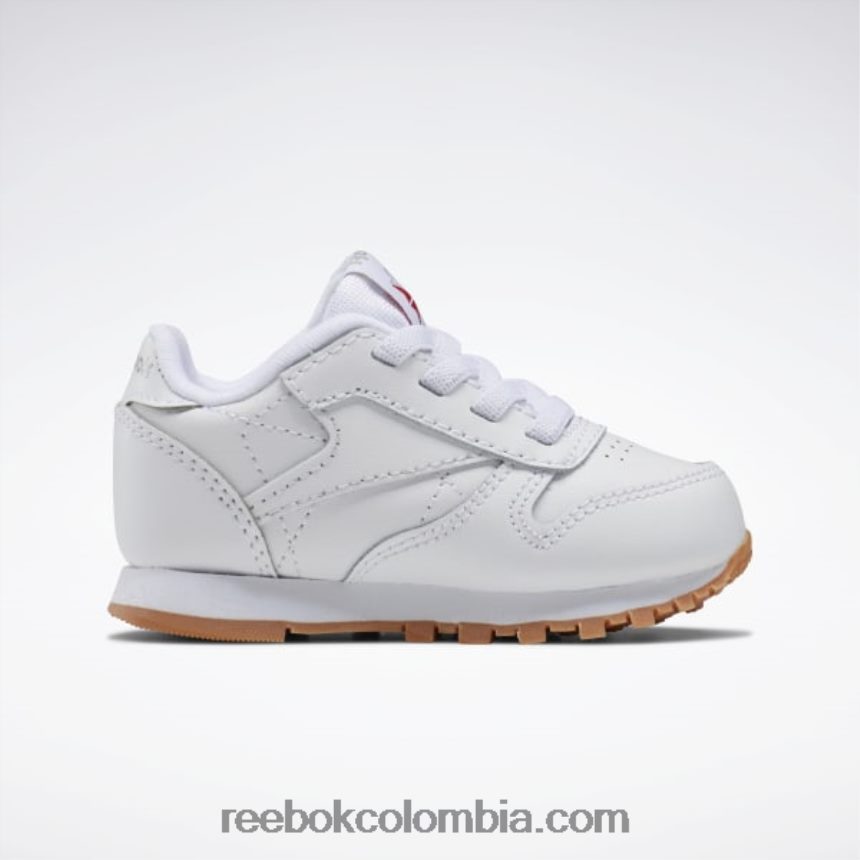 niños ftwr blanco/reebok goma de mascar-02 zapatos clásicos de piel - niño Reebok D260LP1448
