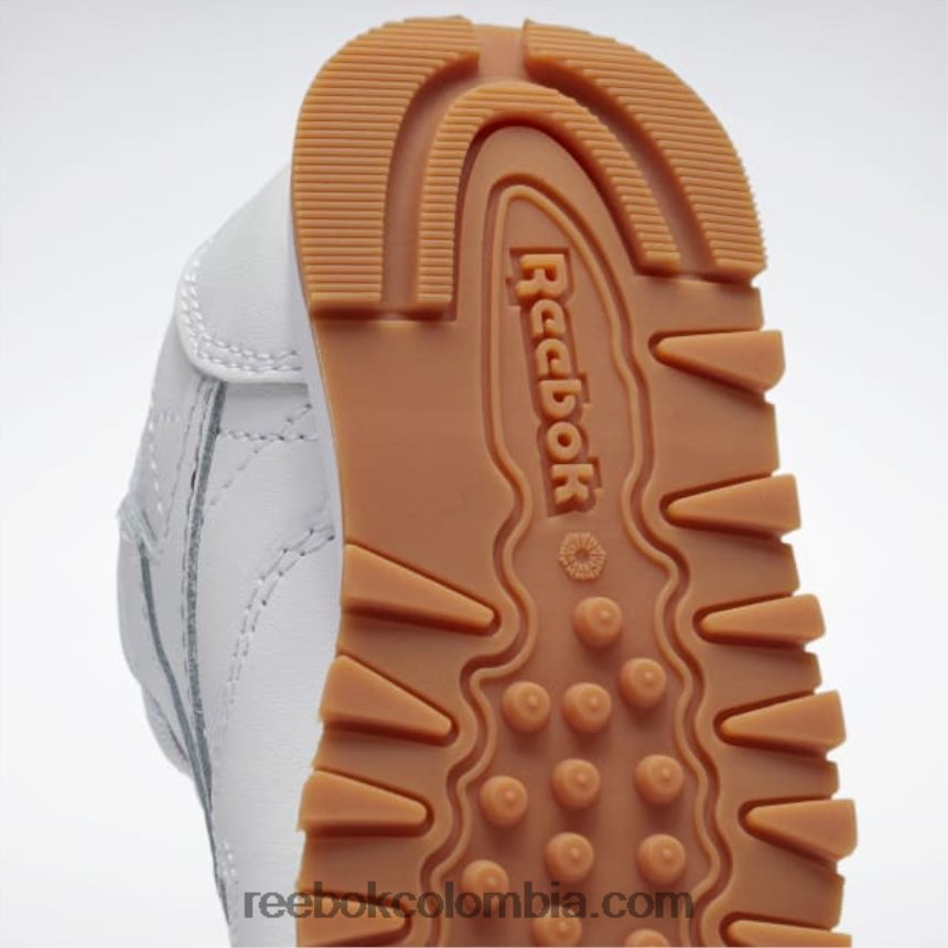 niños ftwr blanco/reebok goma de mascar-02 zapatos clásicos de piel - niño Reebok D260LP1448