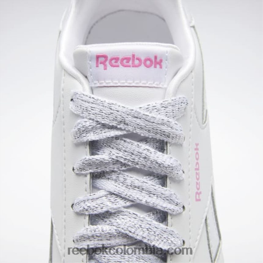 niños ftwr blanco/rosa verdadero zapatillas royal cl jog 3 - preescolar Reebok D260LP1419