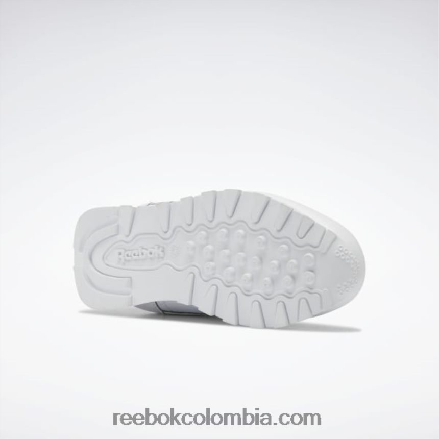 niños ftwr blanco/vector rojo zapatos clásicos de cuero - preescolar Reebok D260LP1440