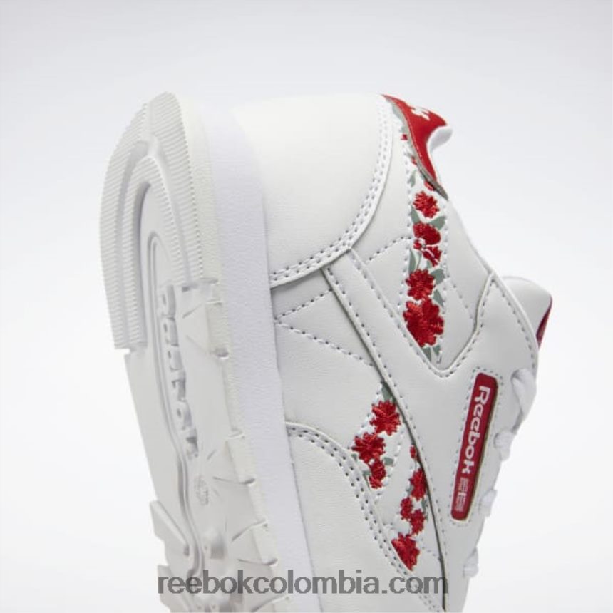 niños ftwr blanco/vector rojo zapatos clásicos de cuero - preescolar Reebok D260LP1440