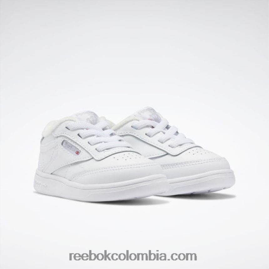 niños ftwr blanco zapatos club c - niño pequeño Reebok D260LP1400