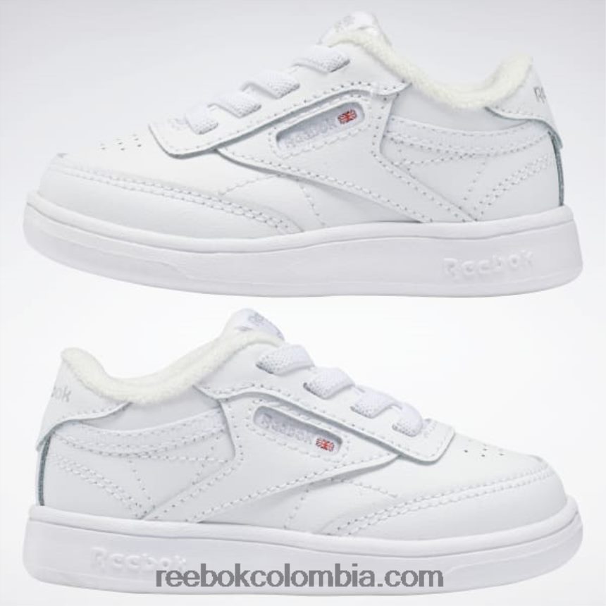 niños ftwr blanco zapatos club c - niño pequeño Reebok D260LP1400