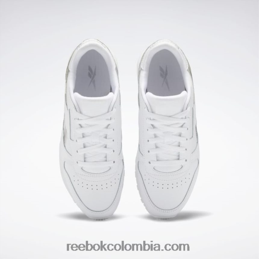 niños ftwr blanco zapatos de cuero clásicos - escuela primaria Reebok D260LP1425