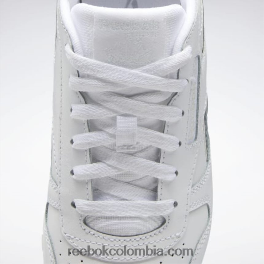 niños ftwr blanco zapatos de cuero clásicos - escuela primaria Reebok D260LP1425